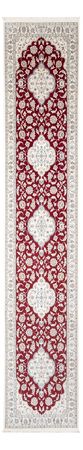 Tapis de couloir Tapis persan - Nain - Premium - 404 x 88 cm - rouge