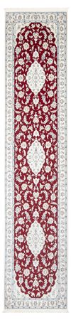 Loper Perzisch tapijt - Nain - Premium - 350 x 85 cm - rood