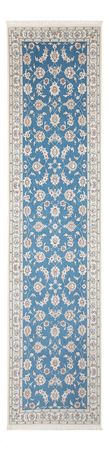 Corredor Tapete Persa - Nain - Premium - 307 x 80 cm - azul