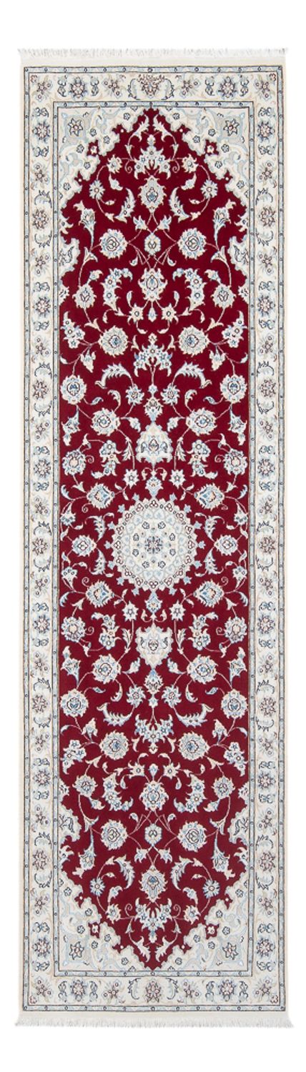 Alfombra de pasillo Alfombra Persa - Nain - Prima - 254 x 82 cm - rojo