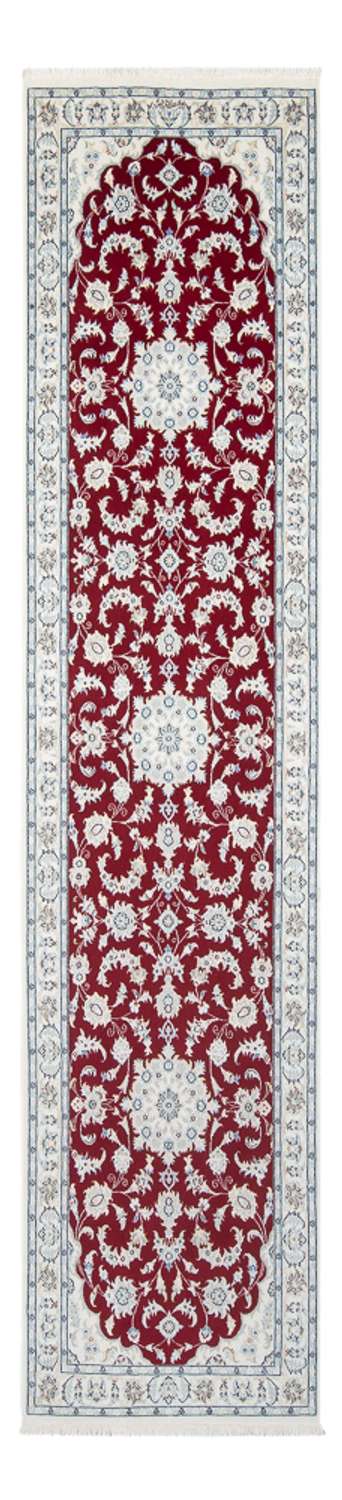 Løper Persisk teppe - Nain - Premium - 300 x 78 cm - rød