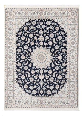 Tapete Persa - Nain - Premium - 198 x 150 cm - azul escuro