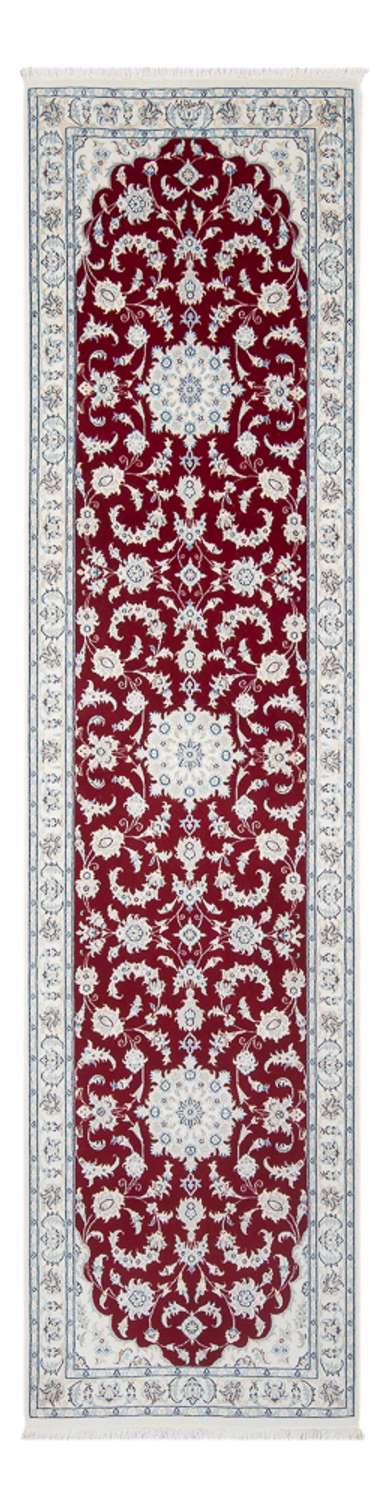 Runner Perský koberec - Nain - Premium - 295 x 81 cm - červená
