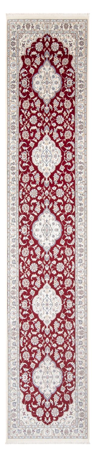 Runner Perser Rug - Nain - Premium - 390 x 89 cm - red