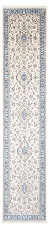 Corredor Tapete Persa - Nain - Premium - 394 x 91 cm - creme