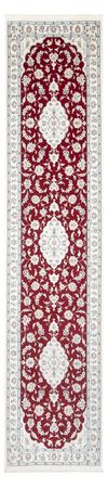 Tapis de couloir Tapis persan - Nain - Premium - 344 x 80 cm - rouge