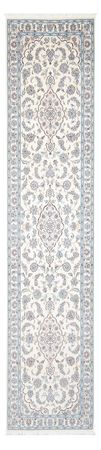 Tapis de couloir Tapis persan - Nain - Premium - 346 x 84 cm - crème