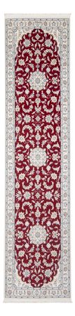 Tapis de couloir Tapis persan - Nain - Premium - 302 x 82 cm - rouge