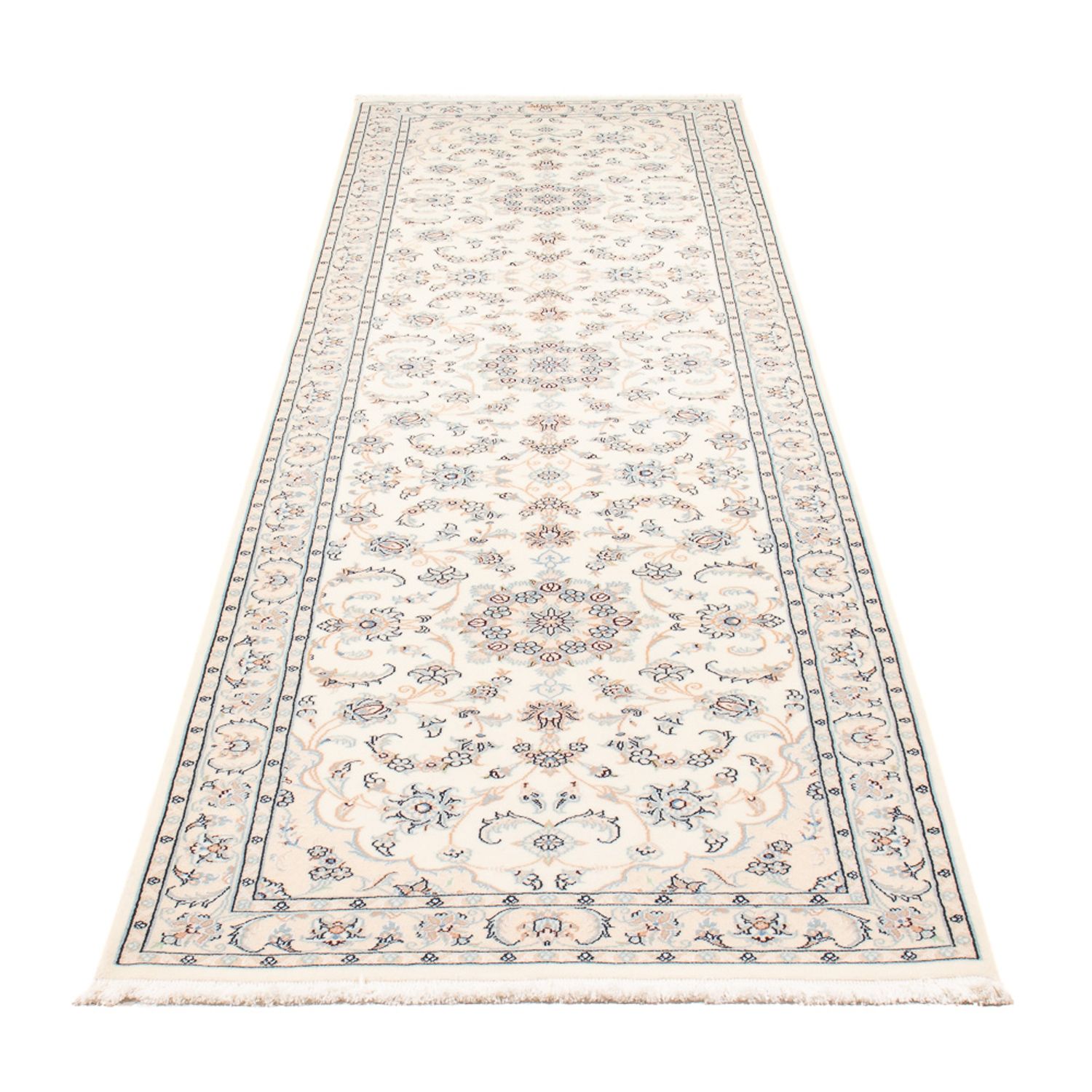 Løper Persisk teppe - Nain - Premium - 309 x 83 cm - krem