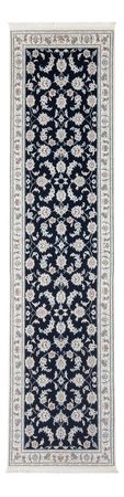 Tapis de couloir Tapis persan - Nain - Premium - 290 x 81 cm - bleu foncé