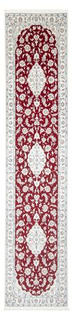 Loper Perzisch tapijt - Nain - Premium - 354 x 86 cm - rood