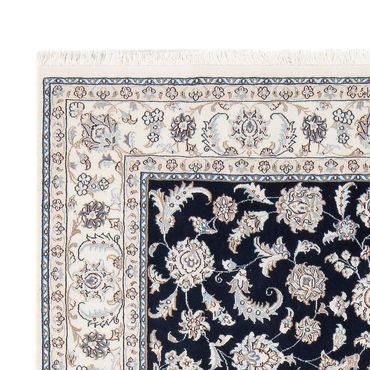 Tapis persan - Nain - Premium - 205 x 148 cm - bleu foncé