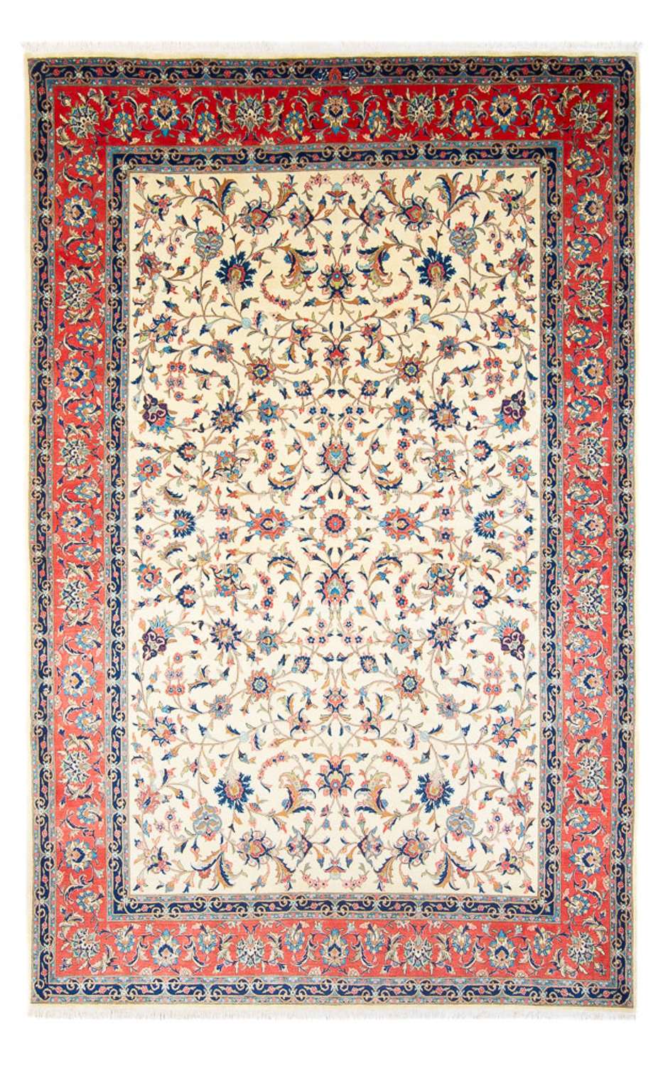 Persisk teppe - klassisk - 340 x 225 cm - krem