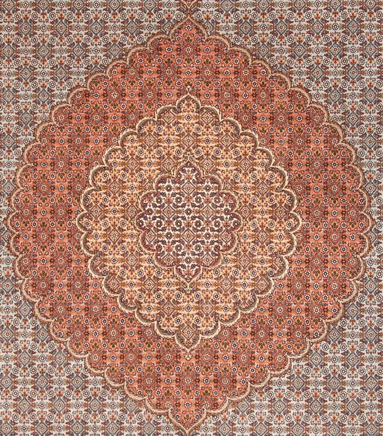 Alfombra Persa - Tabriz - Real - 304 x 248 cm - marrón claro