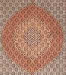 Perský koberec - Tabríz - Královský - 304 x 248 cm - světle hnědá