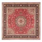 Persisk matta - Tabriz - Royal kvadrat  - 252 x 252 cm - röd