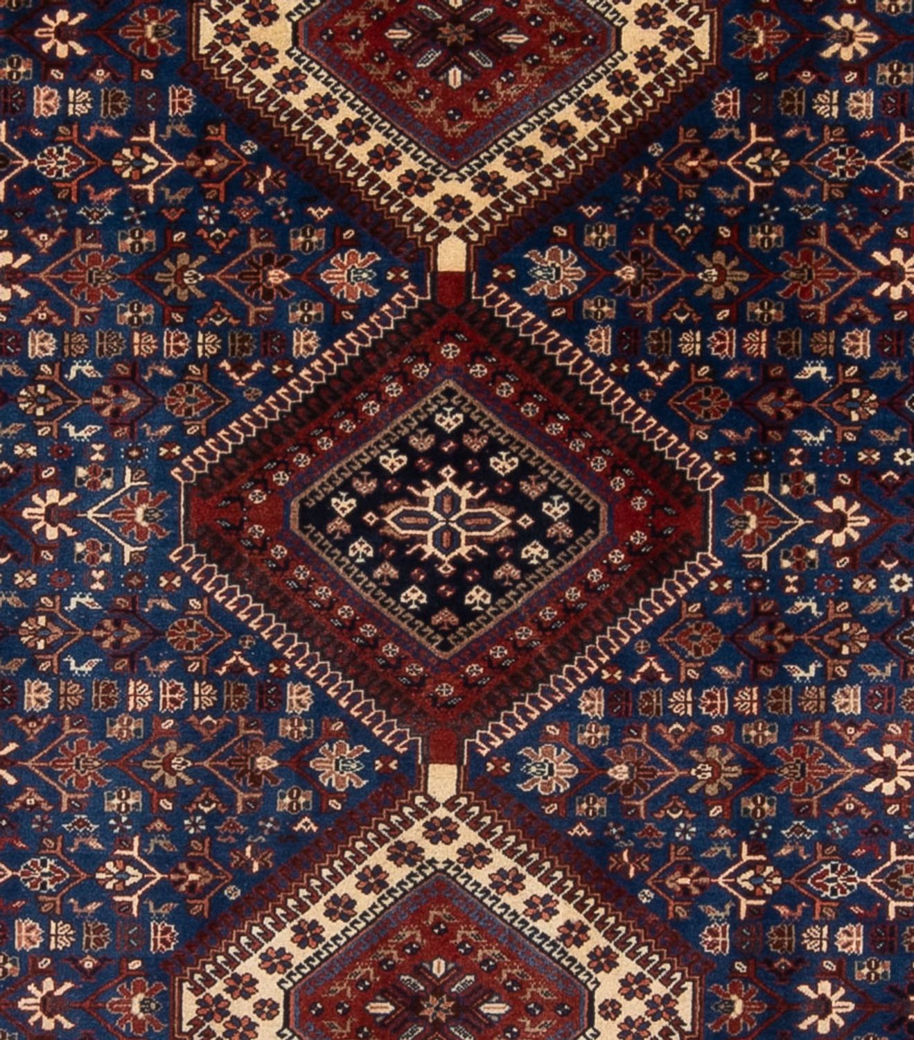 Alfombra persa - Nómada - 352 x 245 cm - azul oscuro