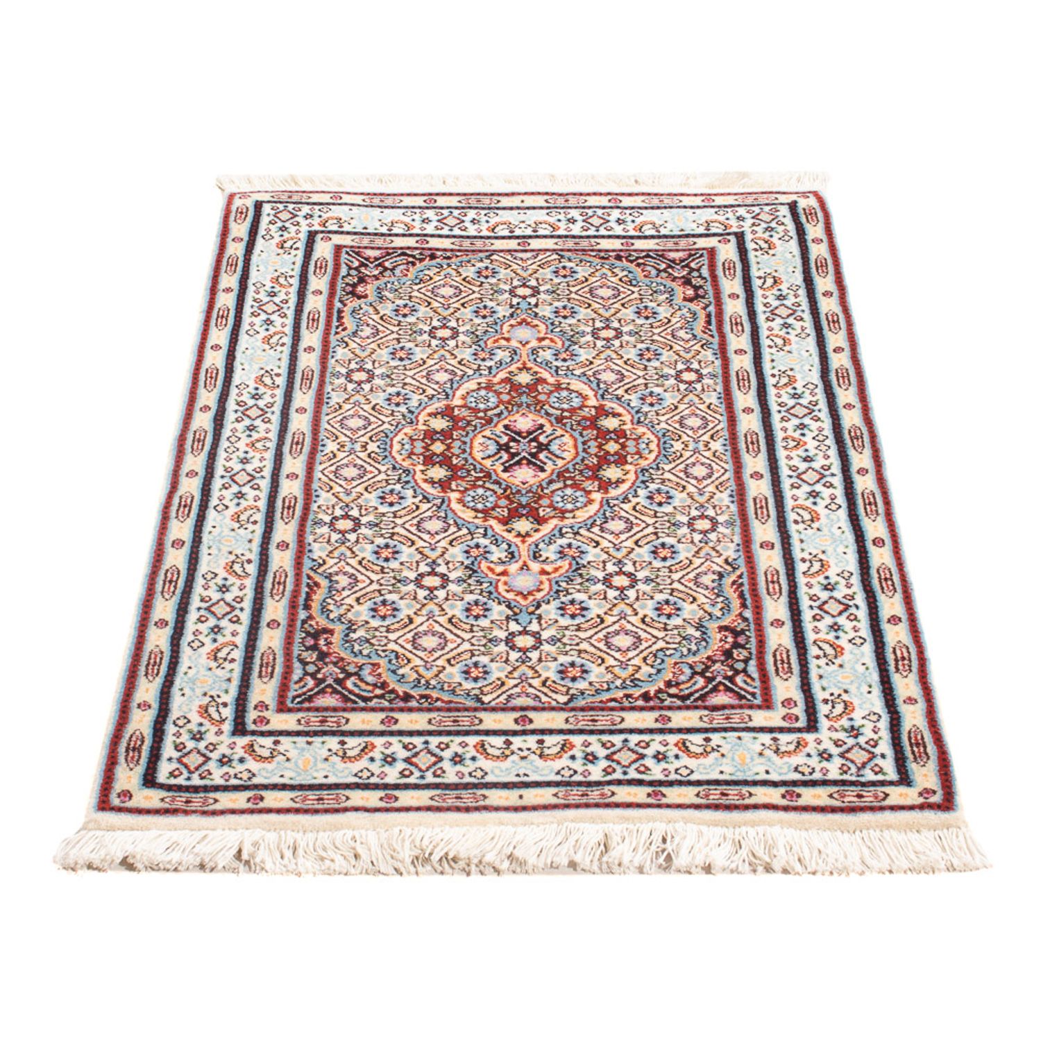 Tapis persan - Classique - Royal - 90 x 60 cm - rouge clair