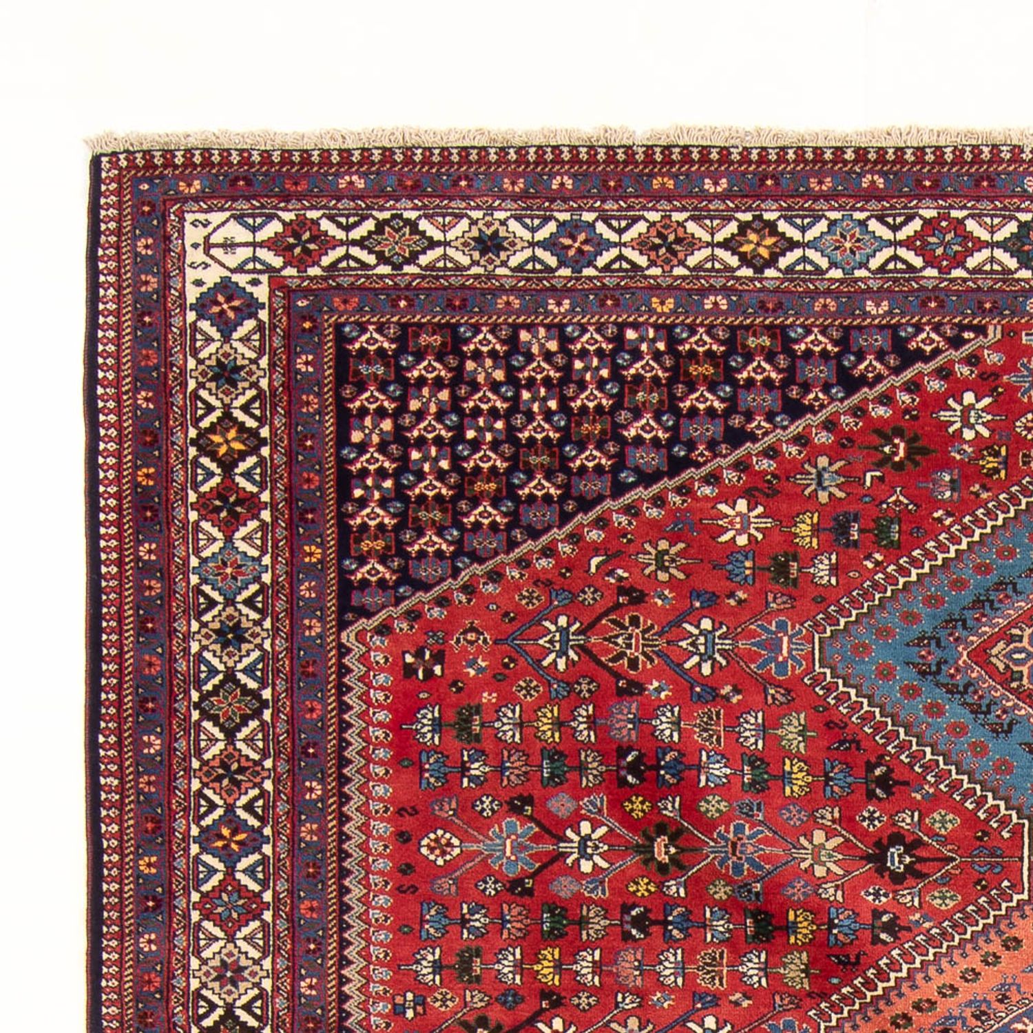 Tapis persan - Nomadic - 300 x 208 cm - rouge