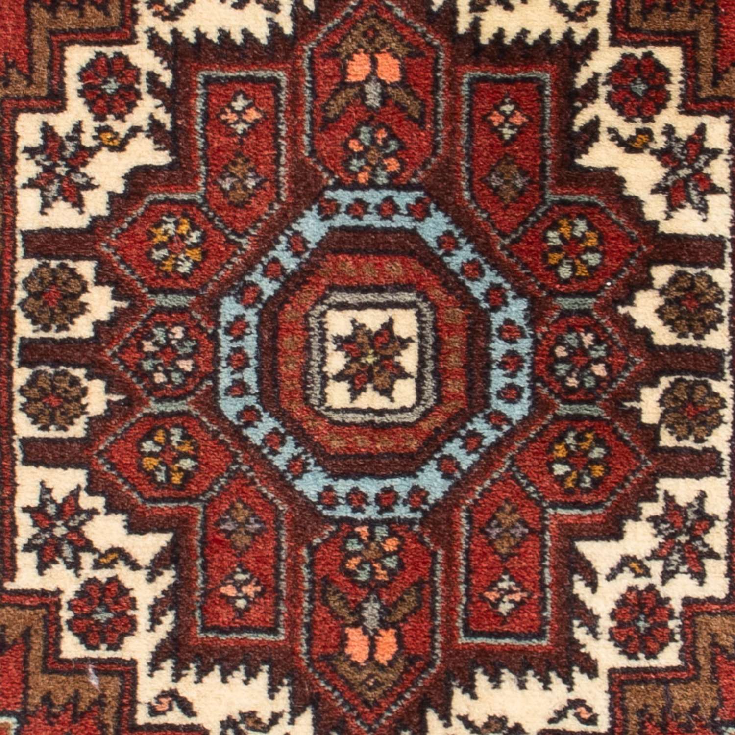 Tapis persan - Nomadic - 74 x 50 cm - rouge