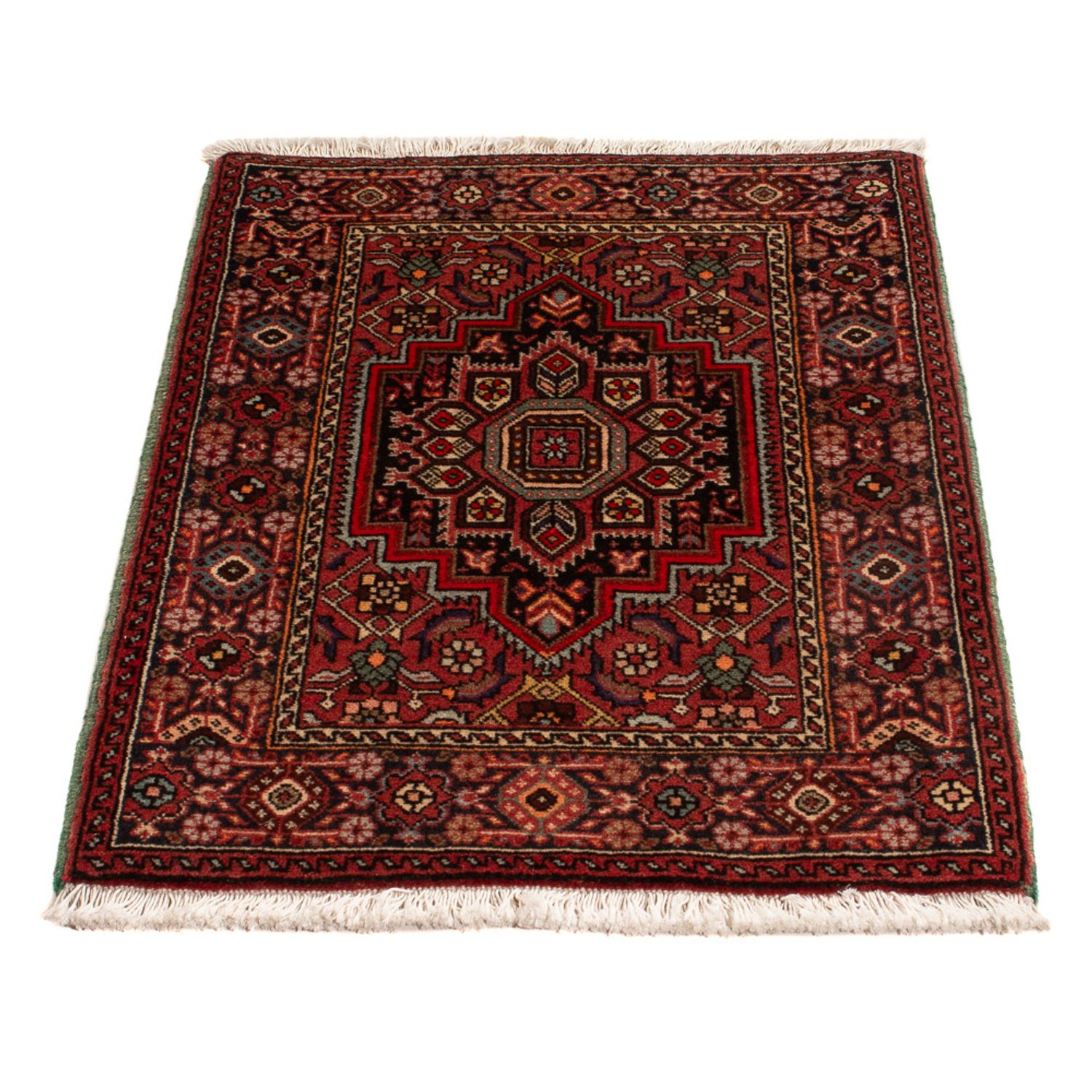 Tapis persan - Nomadic - 78 x 54 cm - rouge