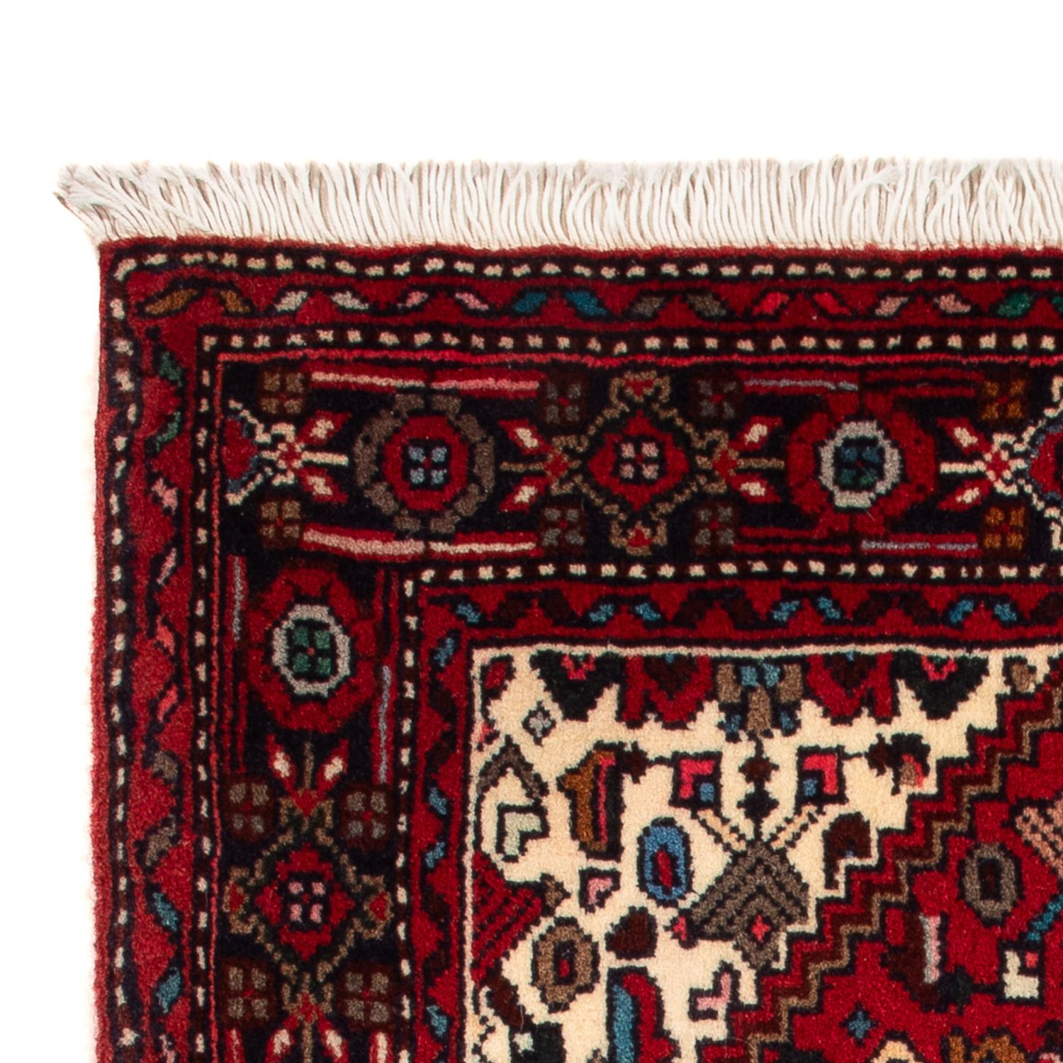 Tapis persan - Nomadic - 91 x 61 cm - rouge