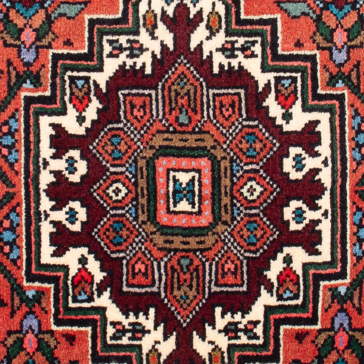 Tapis persan - Nomadic - 86 x 53 cm - rouge