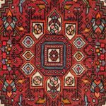 Tapis persan - Nomadic - 73 x 51 cm - crème