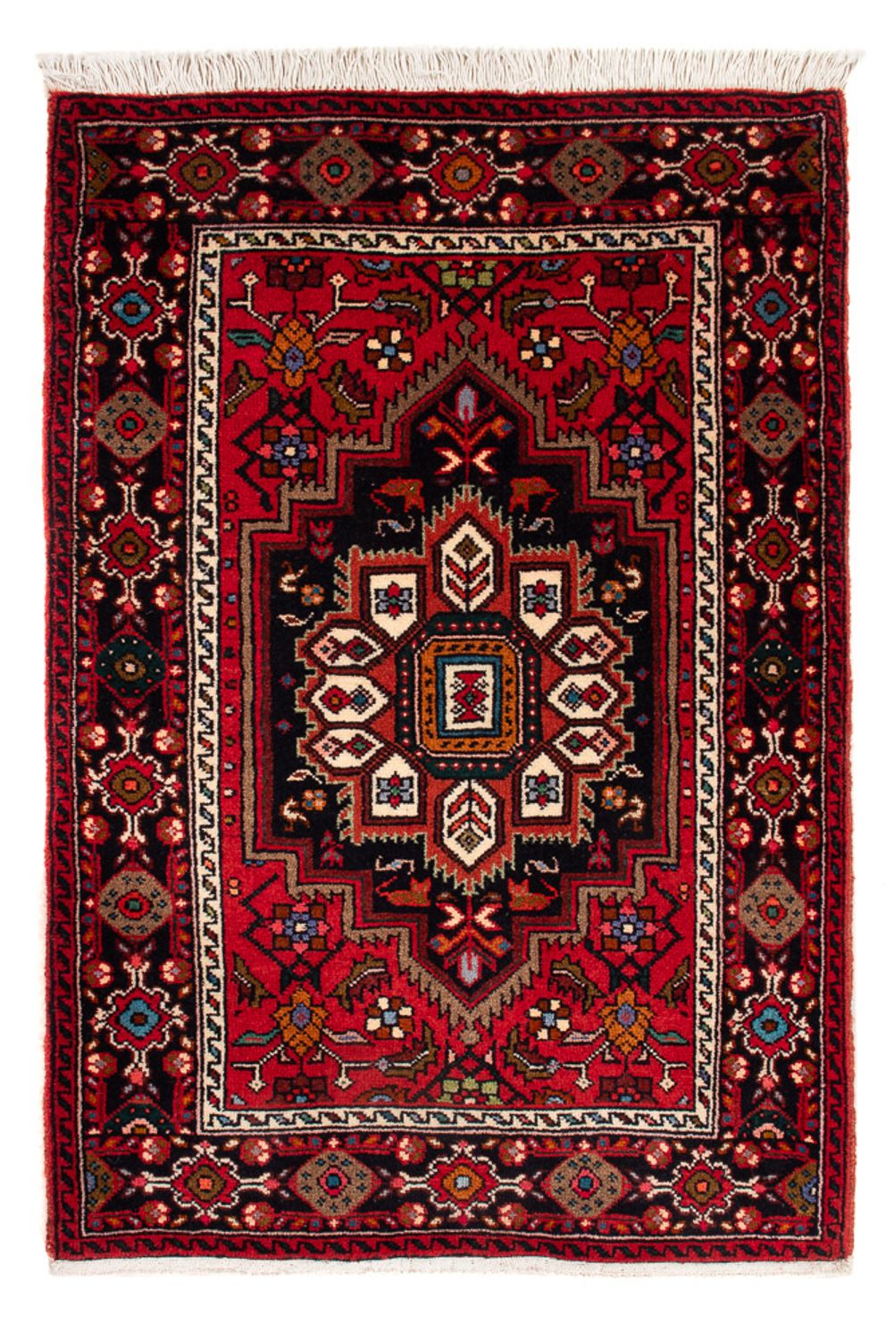 Tapis persan - Nomadic - 87 x 60 cm - rouge