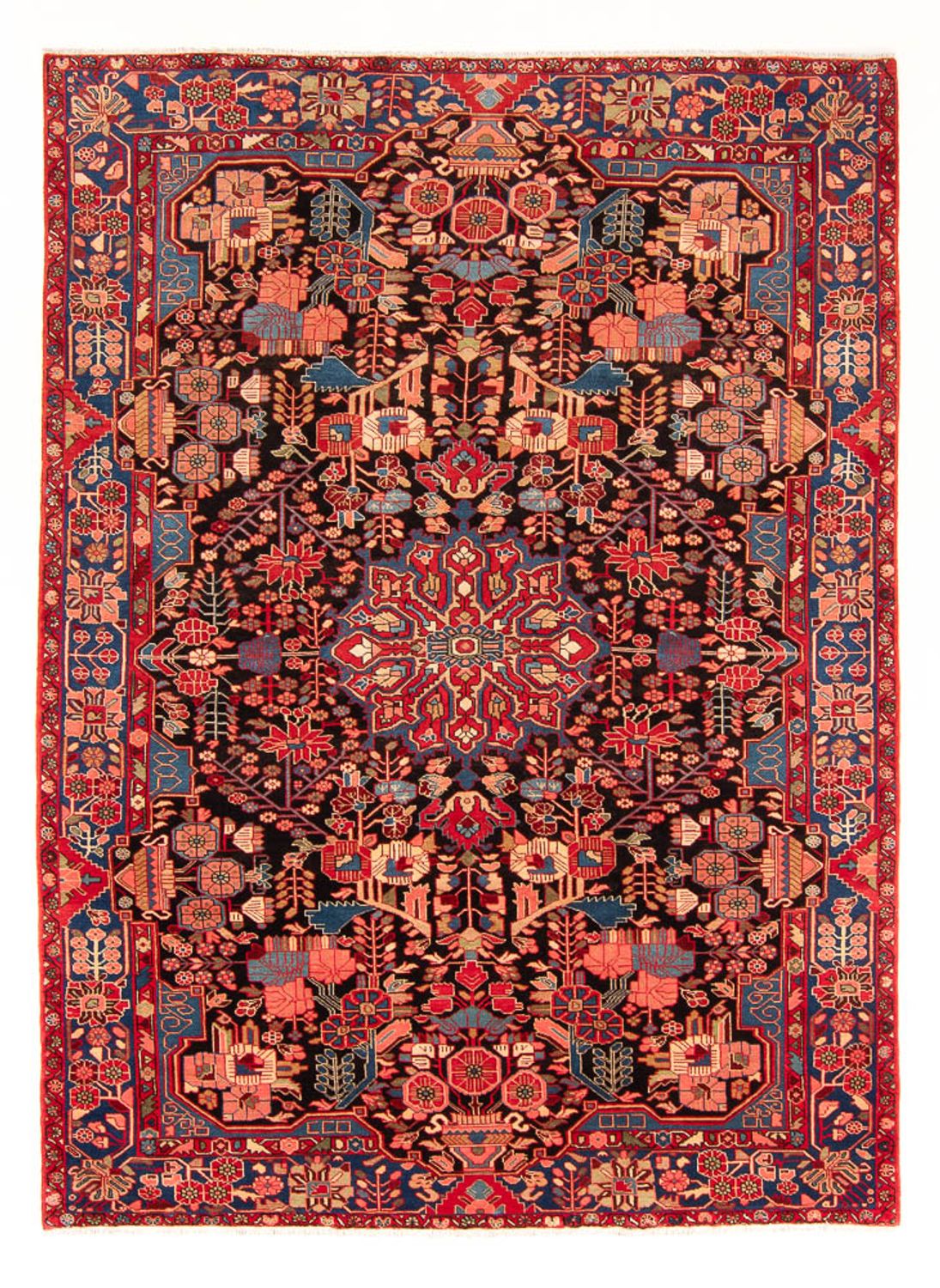 Tapete Persa - Nomadic - 280 x 198 cm - azul escuro