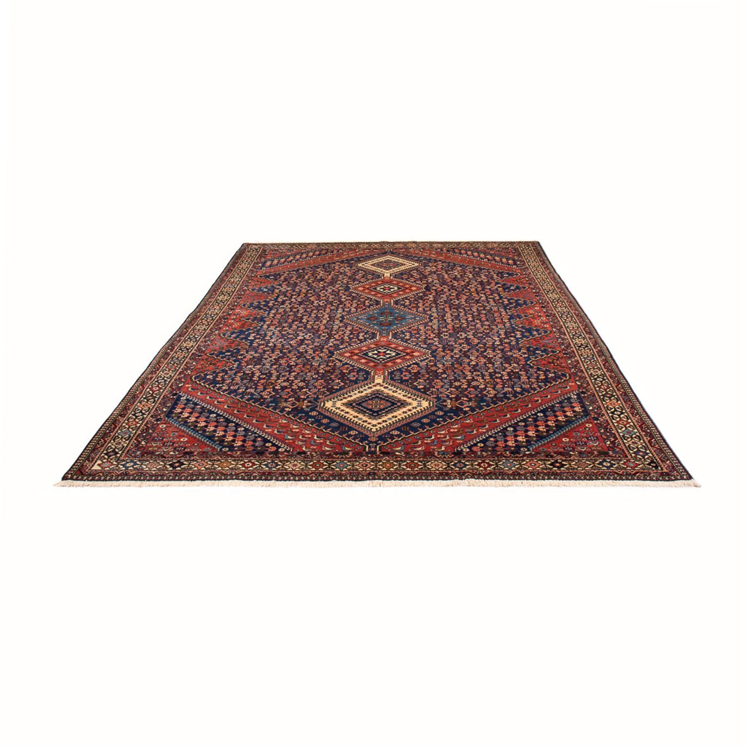 Tapis persan - Nomadic - 305 x 205 cm - bleu