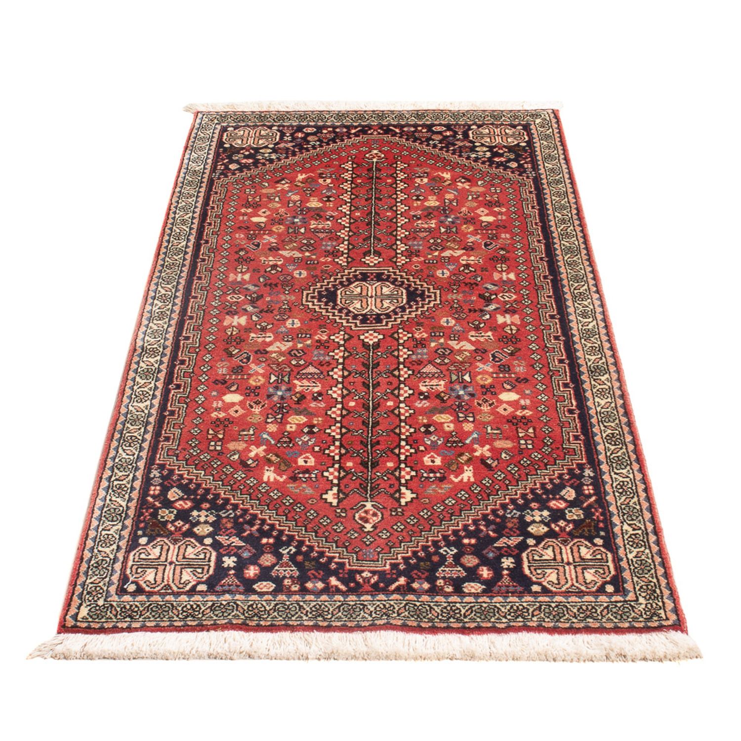 Tapis persan - Nomadic - 150 x 68 cm - rouge