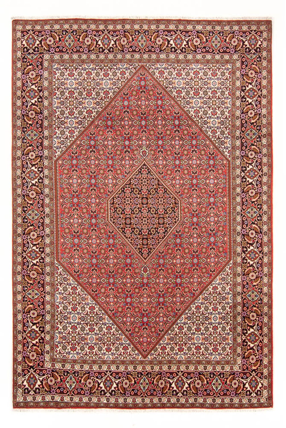 Alfombra persa - Bidjar - 294 x 200 cm - rojo