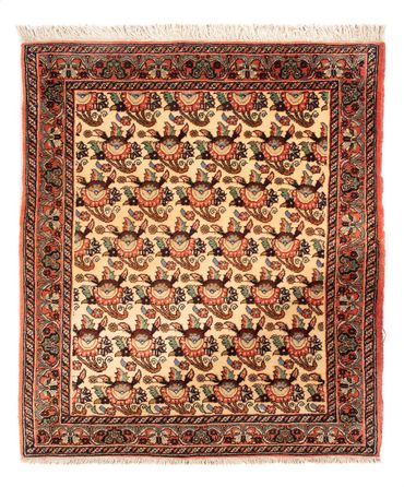 Tapete Persa - Bijar - Royal - 90 x 73 cm - creme