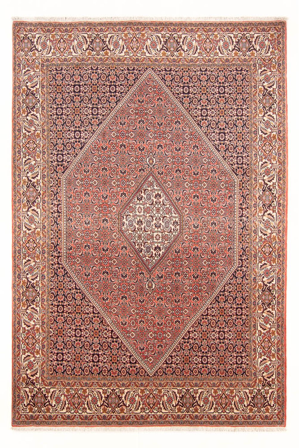 Alfombra persa - Bidjar - 286 x 194 cm - rojo