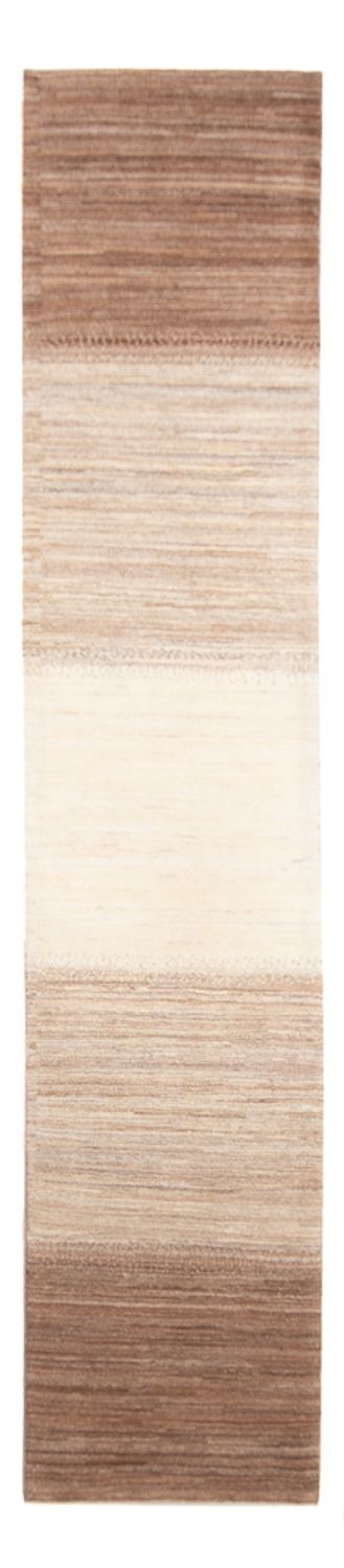 Tappeto corsia Tappeto Gabbeh - Persero - 330 x 71 cm - naturale