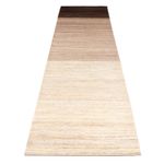 Tappeto corsia Tappeto Gabbeh - Persero - 342 x 78 cm - naturale