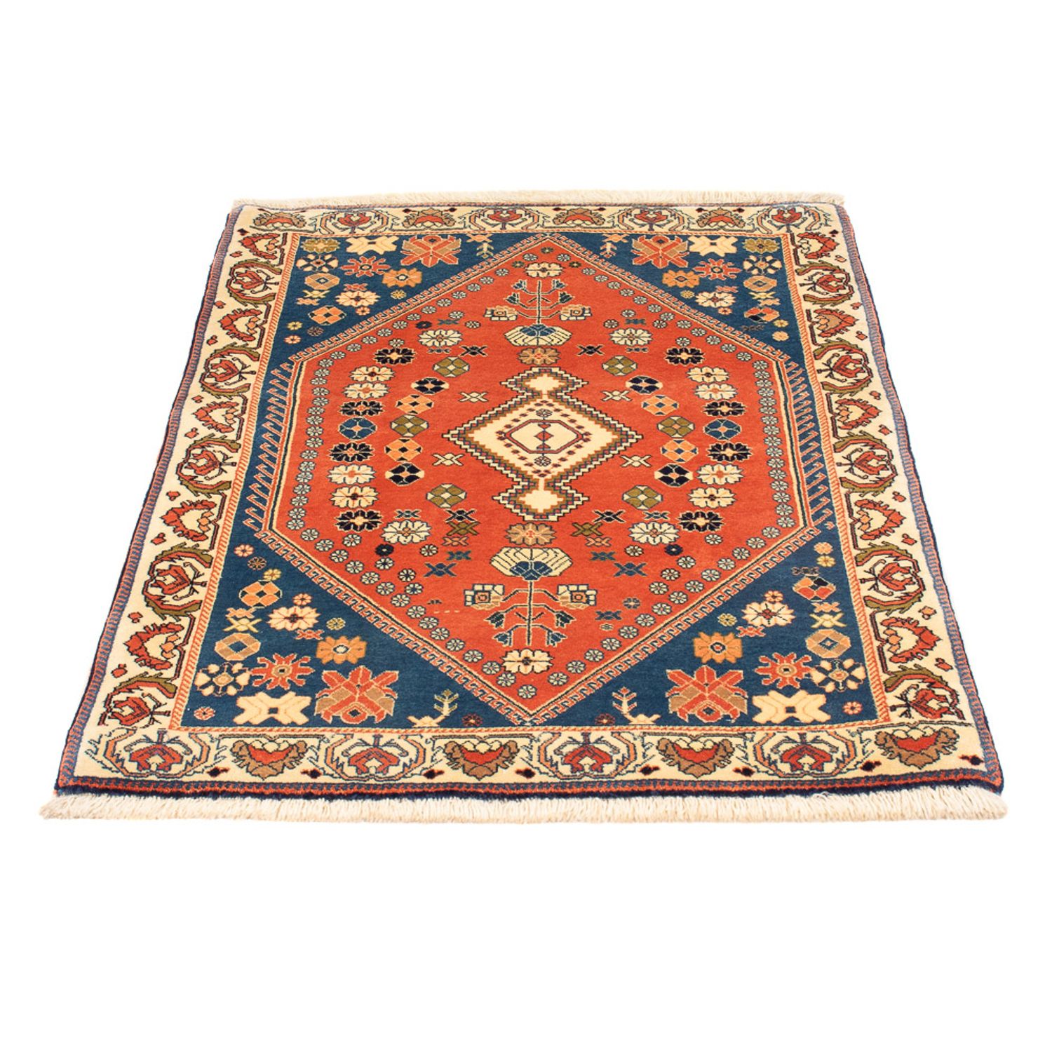 Tapis Gabbeh - Persan Kashkuli - 117 x 80 cm - rouge