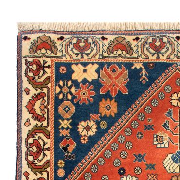 Tapis Gabbeh - Persan Kashkuli - 117 x 80 cm - rouge