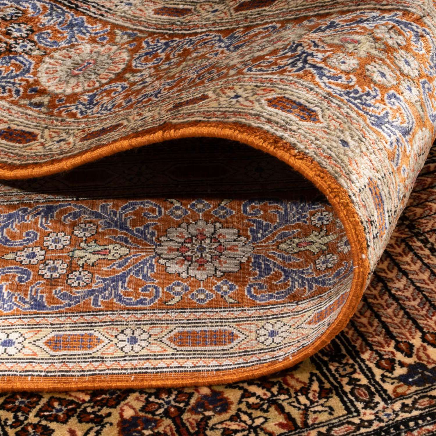 Hedvábný koberec - Ghom Silk - Premium - 148 x 100 cm - vícebarevné
