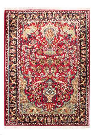 Tappeto Persero - Isfahan - Premio - 105 x 77 cm - rosso