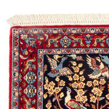 Perserteppich - Isfahan - Premium - 106 x 72 cm - dunkelblau