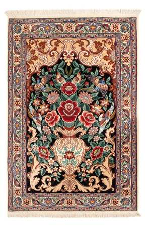 Perzisch tapijt - Isfahan - Premium - 105 x 70 cm - donkerblauw