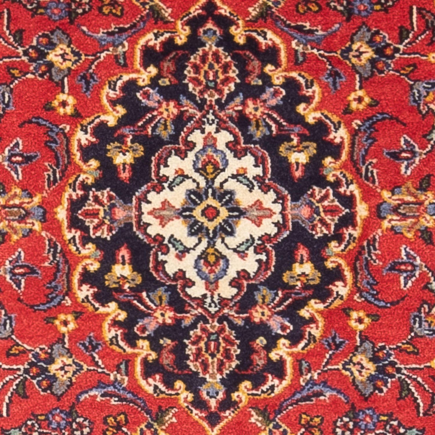 Tapis persan - Keshan - 127 x 65 cm - rouge