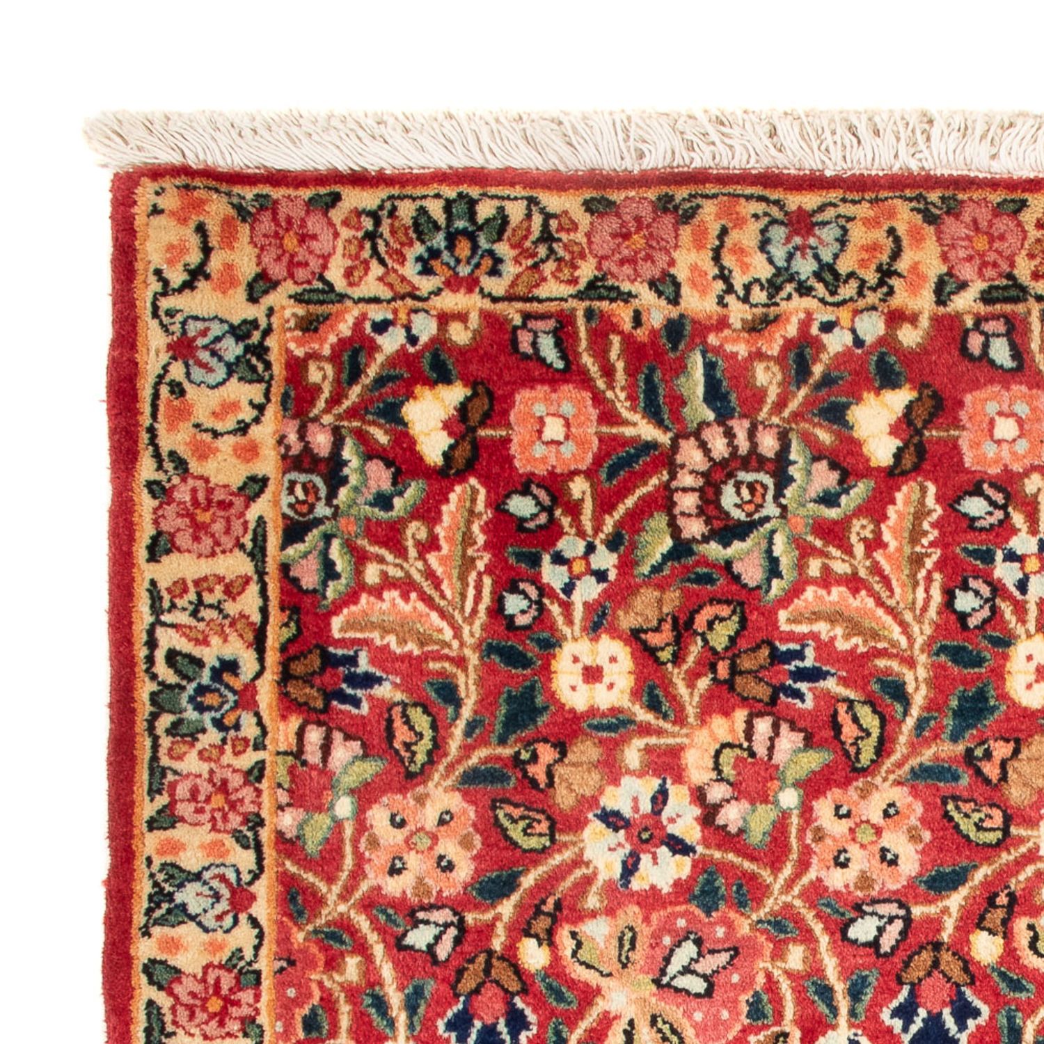 Tapis persan - Nomadic - 84 x 84 cm - rouge