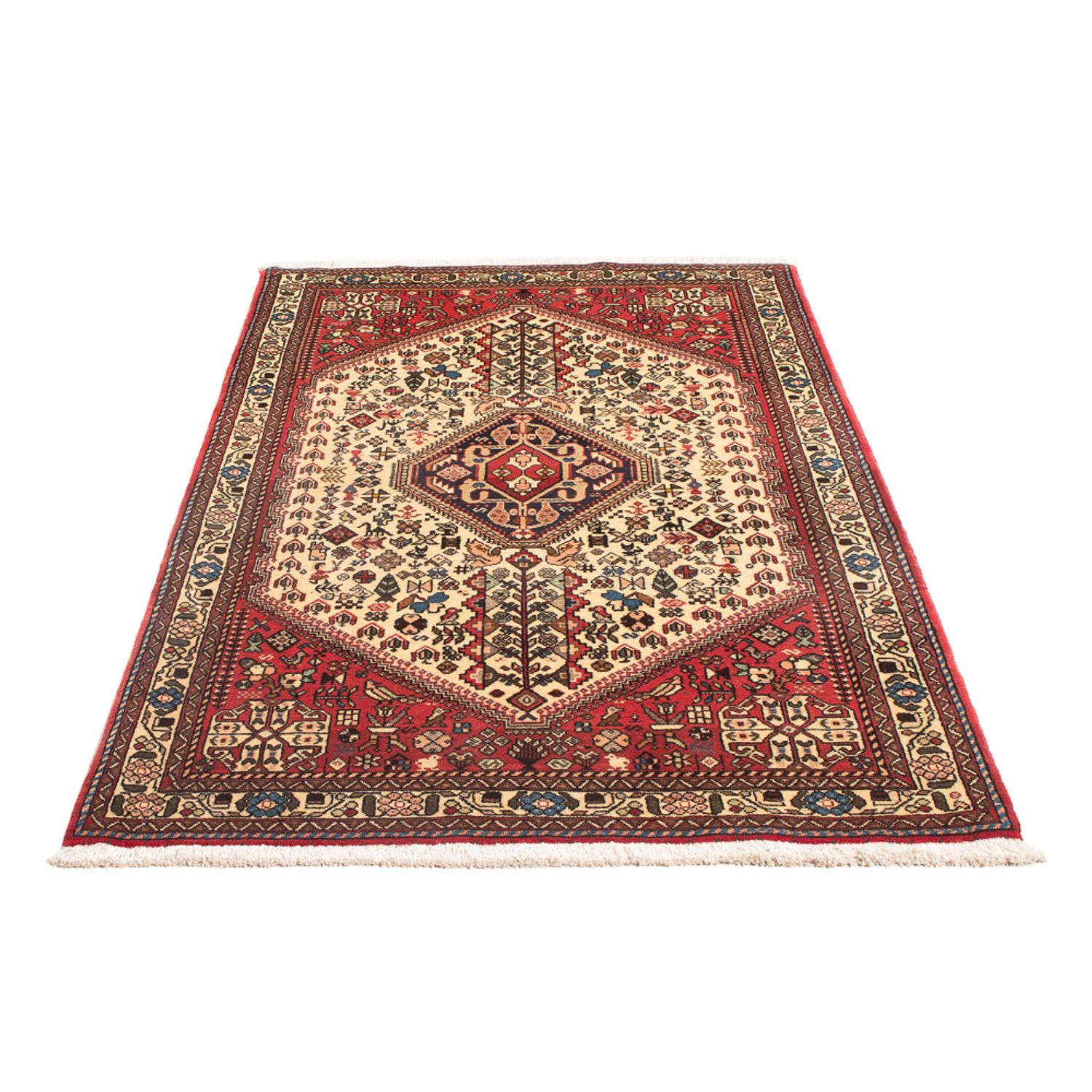 Tapis persan - Nomadic - 155 x 97 cm - crème