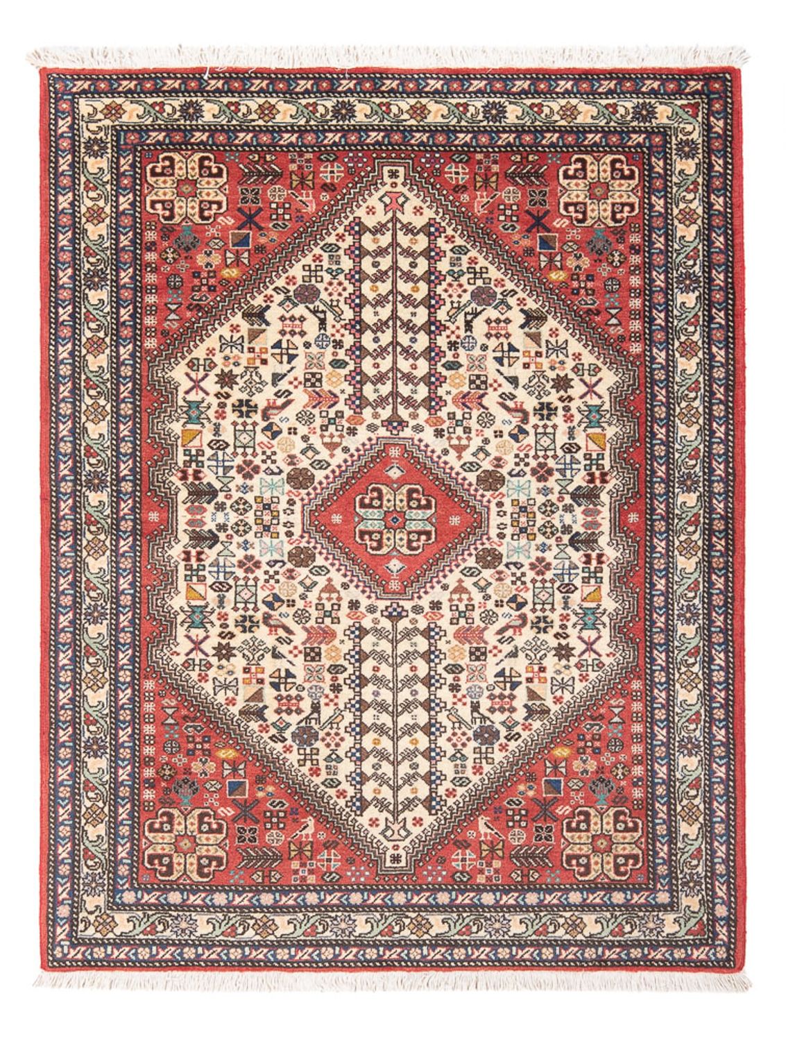 Tapis persan - Nomadic - 147 x 104 cm - crème