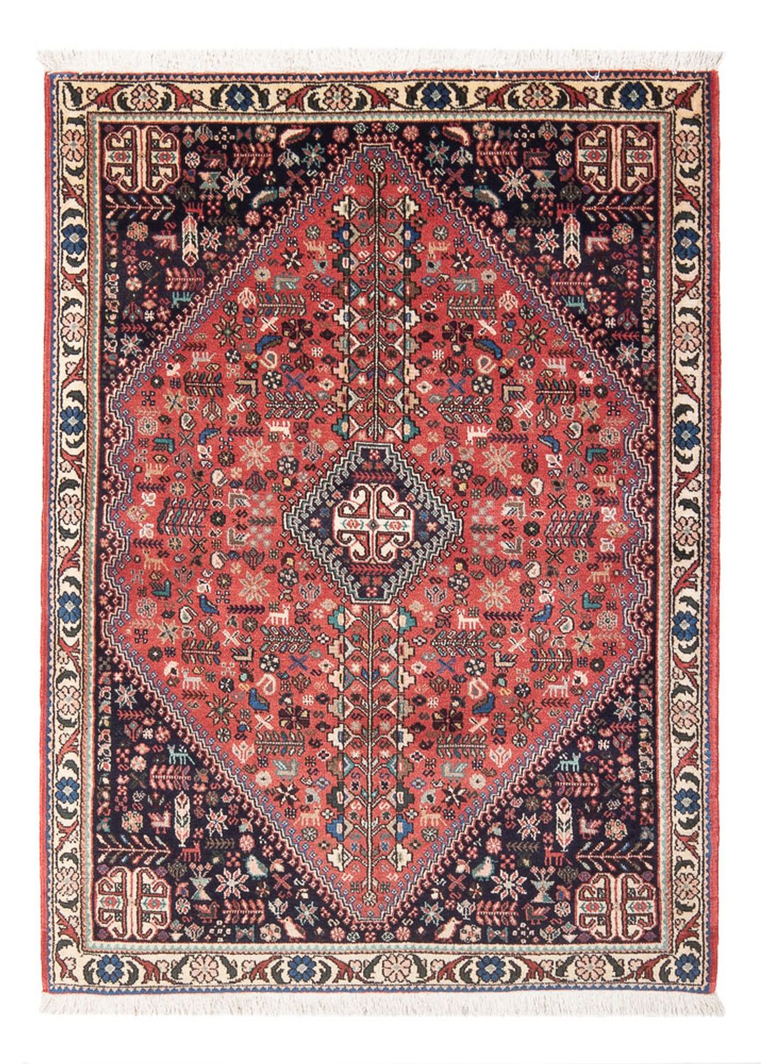 Tapis persan - Nomadic - 148 x 104 cm - rouge