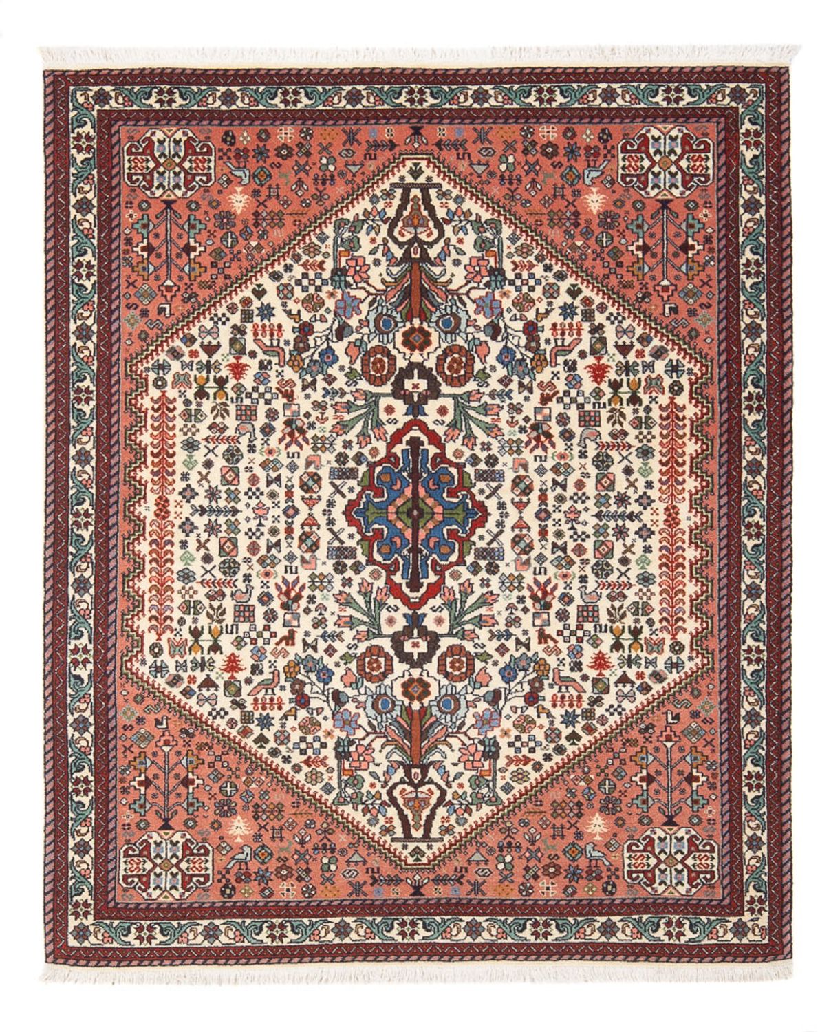 Perserteppich - Nomadic - 140 x 106 cm - creme