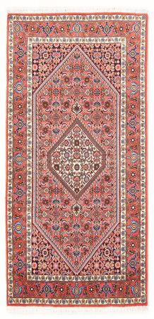 Alfombra persa - Bidjar - 160 x 83 cm - rojo